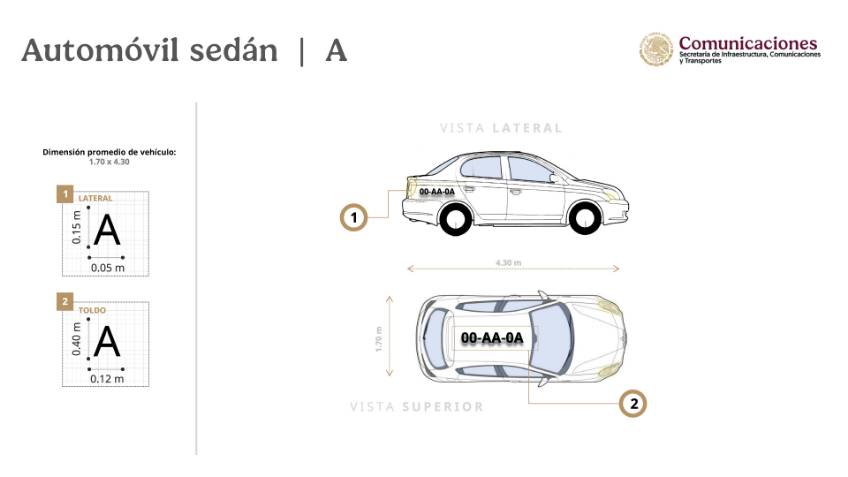 Automóvil sedan A Automóvil sedan A